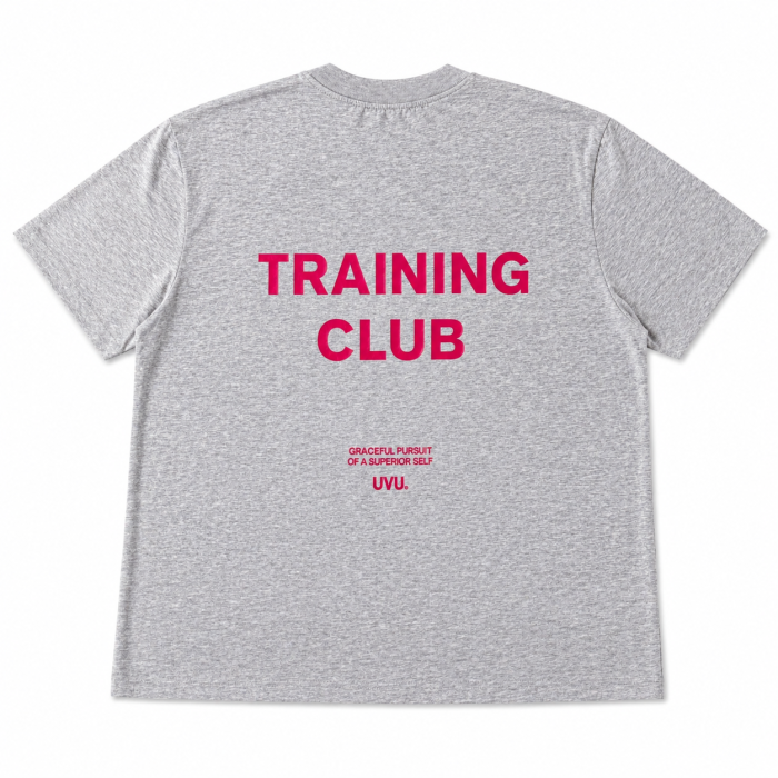 UVU Training Club T-shirt - Grey & Pink