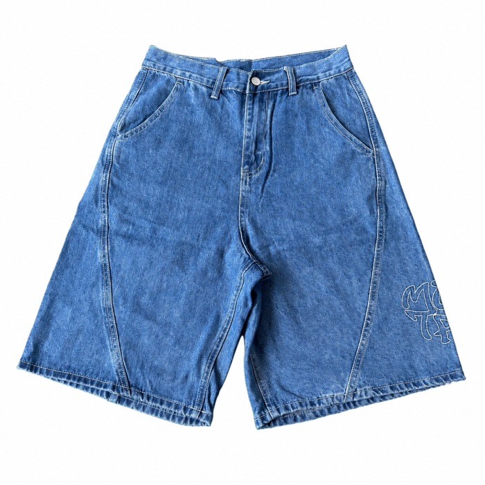 Mertra Bigstep Jorts Denim Shorts - Blue