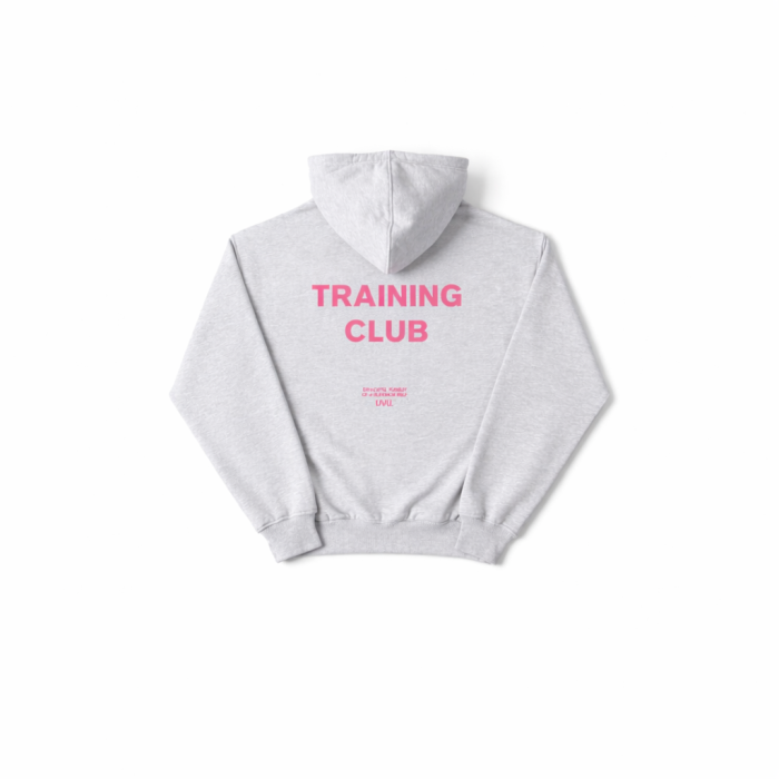 UVU Training Club Hoodie - Grey & Pink