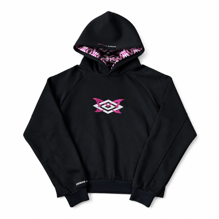 Mertra x Umbro Hoodie - Black & Pink