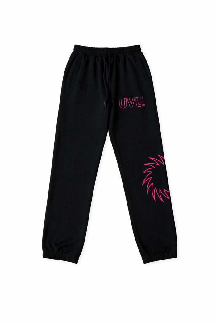 UVU Insignia Joggers - Black & Pink