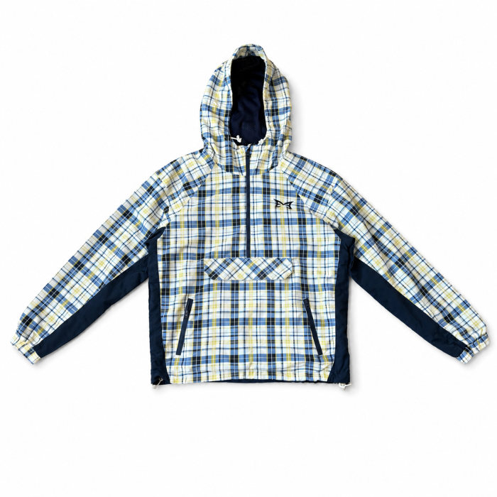 Mertra Plaid Jacket - Blue & White