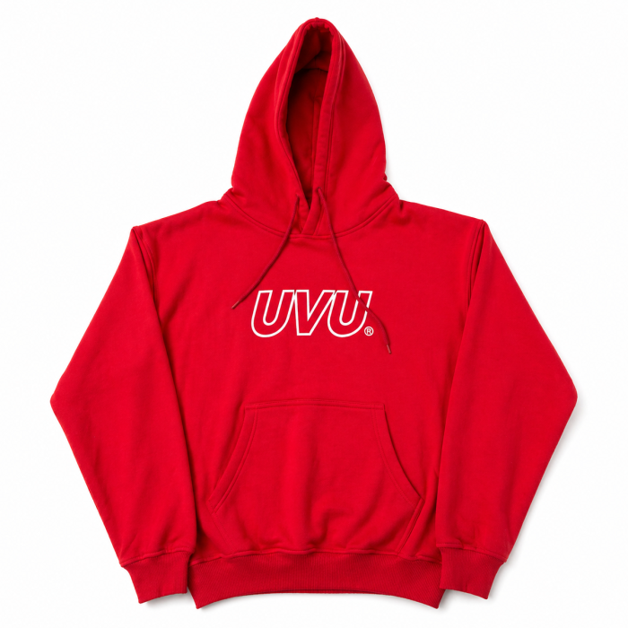 UVU Outline Hoodie - Red