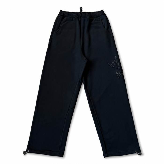 Mertra Reverse Bigstep Joggers / Tracksuit Bottoms - Black