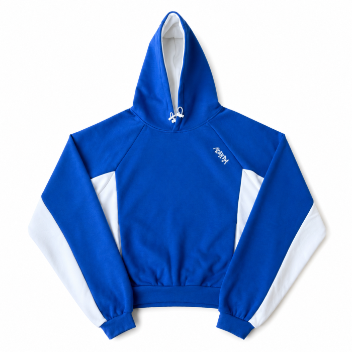 Mertra Hoodie - Blue & White