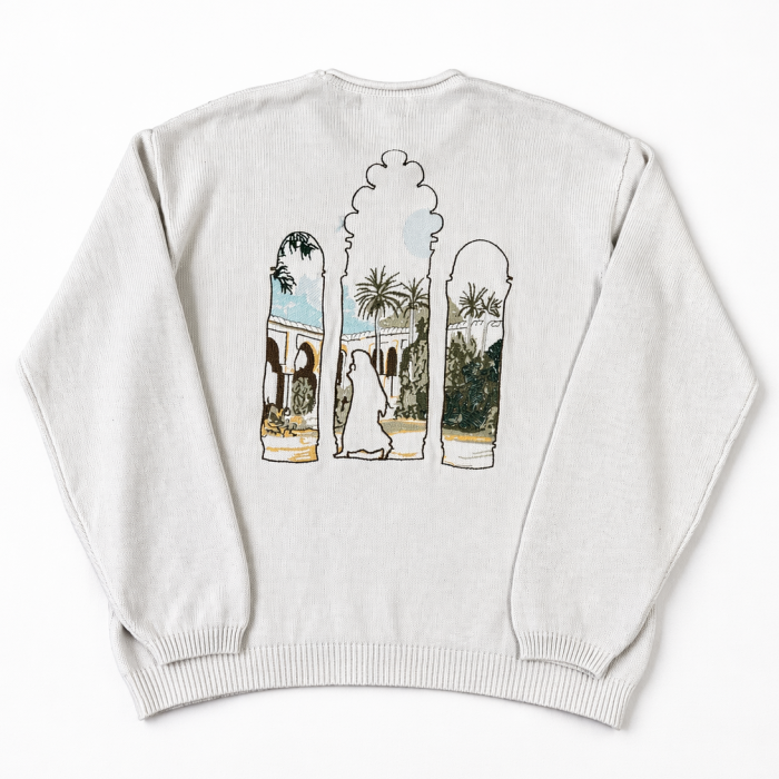 Derschutze Aziza Long Sleeve Jumper Knit - Off White