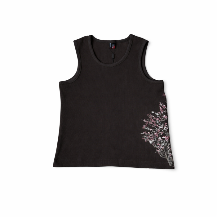 Derschutze Cherry Blossom V2 Tank Top - Brown