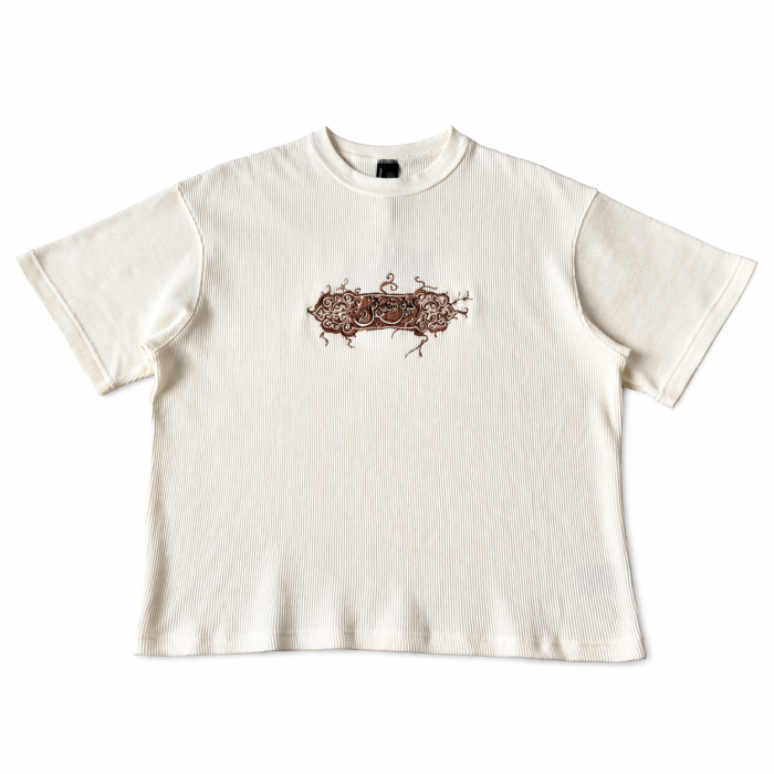 Derschutze Aziza Waffle T-shirt - Beige