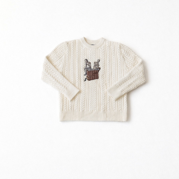 Derschutze Gallery Knit Jumper - Beige