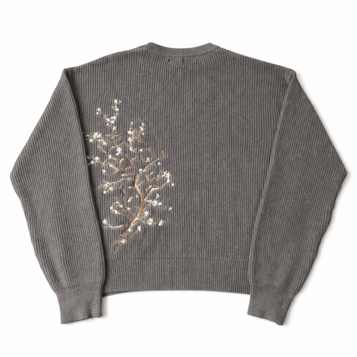 Derschutze Blossom Knit Jumper - Grey