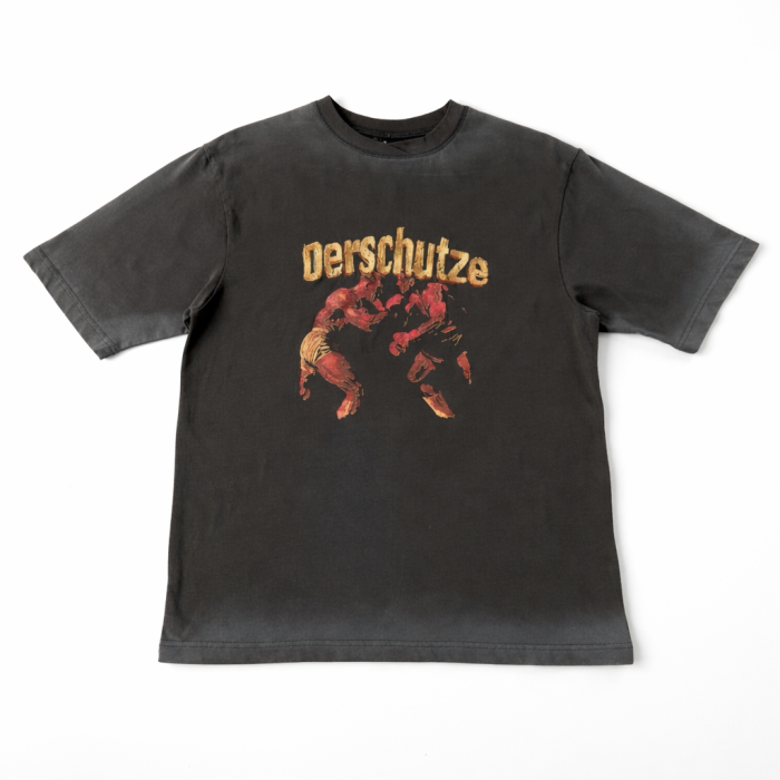 Derschutze Boxing T-shirt - Washed Grey