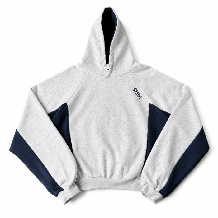 Mertra Hoodie - Grey & Navy