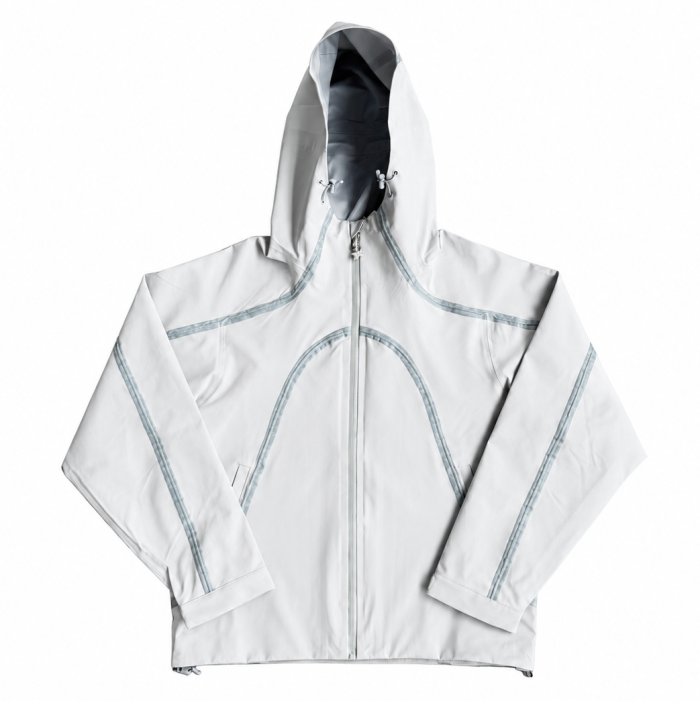 Mertra Glow Stripe Jacket - Grey
