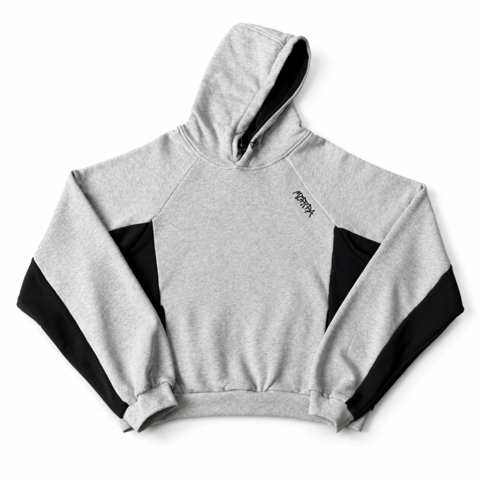 Merta Hoodie - Grey & Black