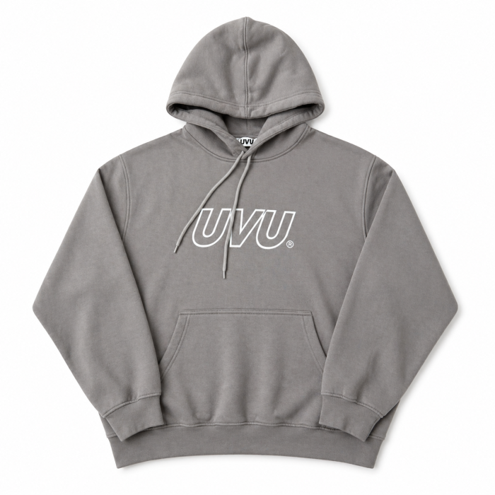 UVU Outline Hoodie - Dark Grey