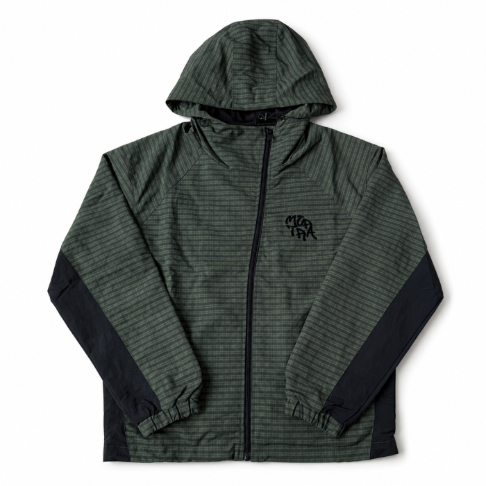 Mertra Asymmetrical Zip Jacket - Dark Green