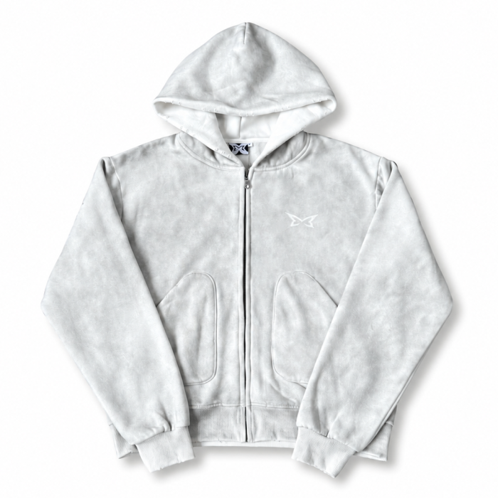 Mertra Dirty Hoodie - Grey