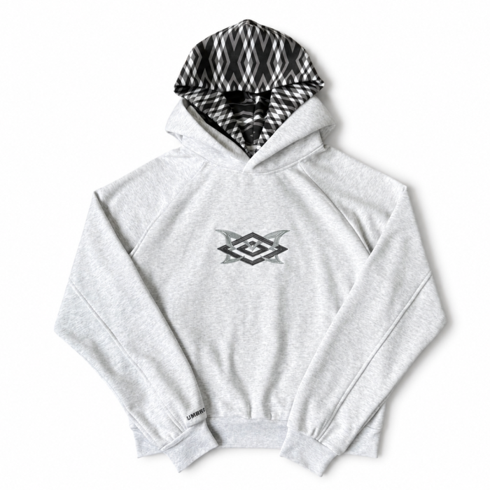 Mertra x Umbro Hoodie - Grey & Black