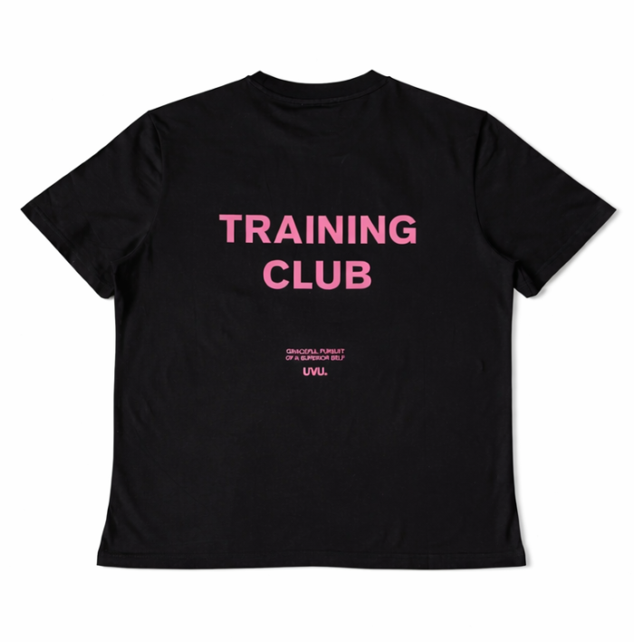 UVU Training Club T-shirt - Black & Pink