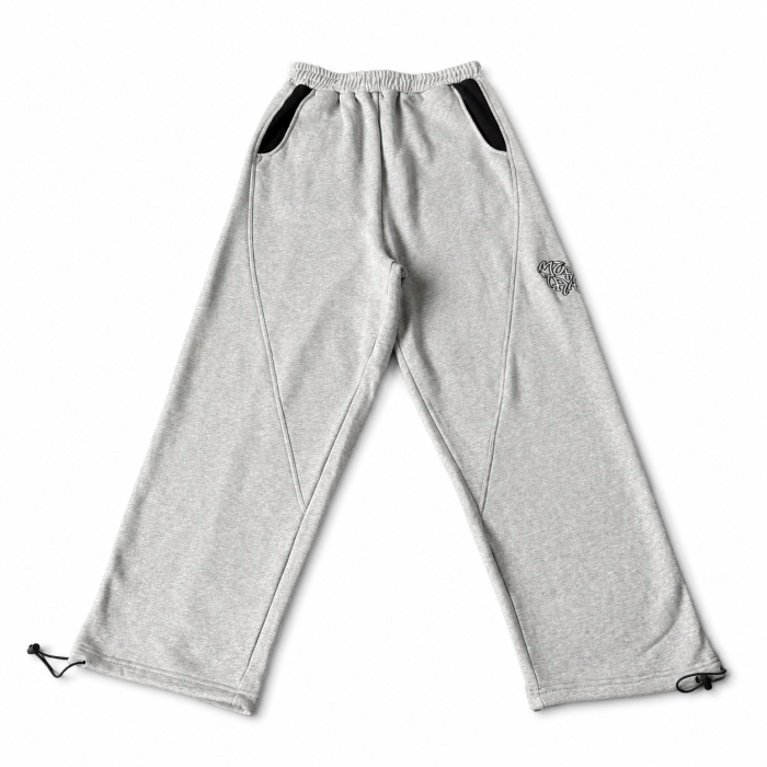 Mertra Bigstep Joggers / Tracksuit Bottoms - Grey & Black