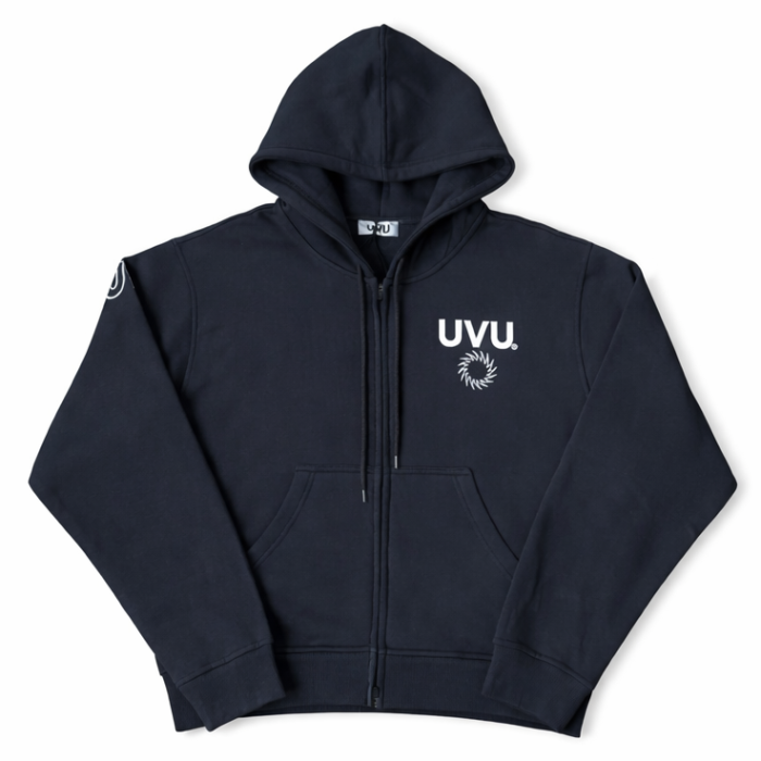 UVU Paris Zip-up Hoodie - Navy