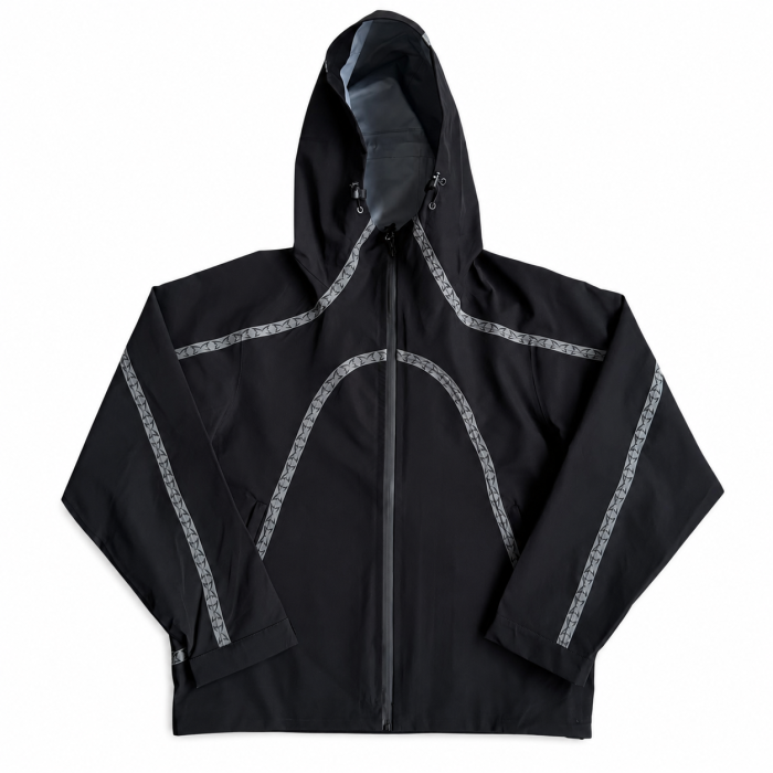 Mertra Glow Stripe Jacket - Black